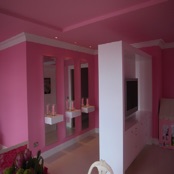 Pink & White Room